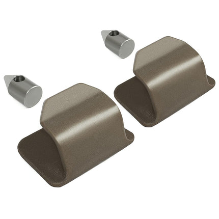 Gancho y pasador de cargador ALMULOO compatible con John Deere H120, D120, 210, 200x, 200cx, 300cx, 300x, 305, 400x, 400cx, 410 - Acero de alta resistencia, enganche/desenganche rápido, accesorios de cargador duraderos