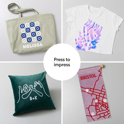Cricut EasyPress SE - 12"x10" Heat Press - Heat Transfer Machine for T-Shirts, Sweatshirts, Blankets, Pillows & More - Easy to Use - Blue