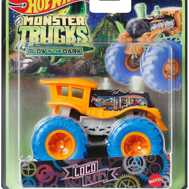 Hot Wheels Monster Trucks - (Glow in the Dark Loco Punk JFX20)