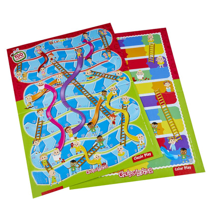Hasbro Gaming Chutes and Ladders: juego de mesa edición CoComelon para niños de 3 años en adelante, juego preescolar para 2 a 4 jugadores