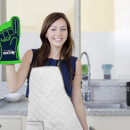 NFL Seattle Seahawks NFL Seattle SeahawksNFL #1 Oven Mitt, Blue, Dimensions: 13.25" x 6.5"