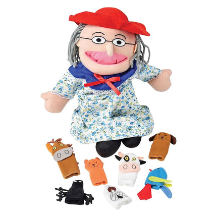There was an Old Lady Who. Puppet Set