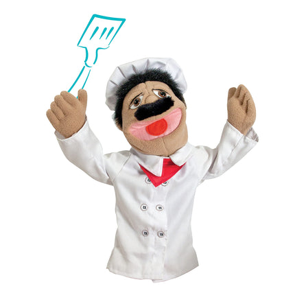 Melissa & Doug Títere Chef con Varilla de Madera Desmontable para Gestos Animados
