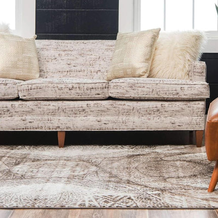 Unique Loom 3141546 Area Rug, 3' x 5', Brown