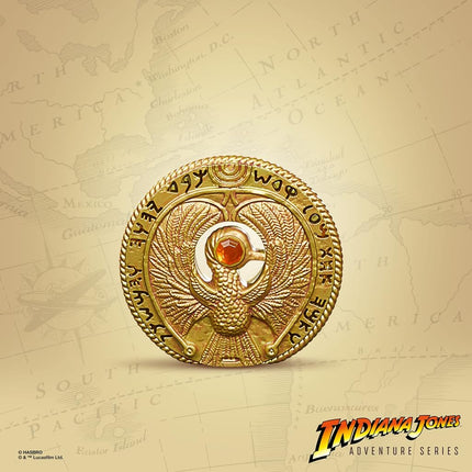 Hasbro Indiana Jones and the Raiders of Lost Ark Adventure Series Staff Ra Headpiece, Light FX, Costume, F8033, Multicolor