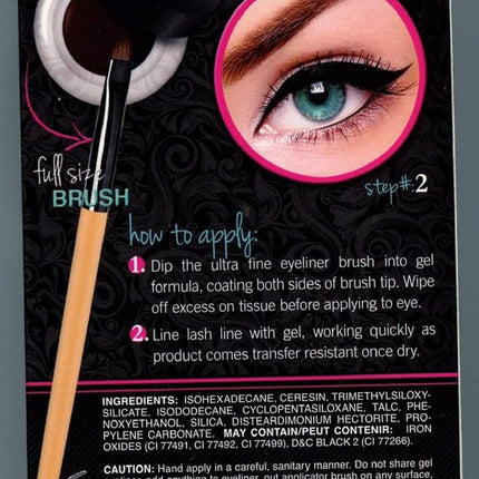 LA Girl Gel Liner Kit - Dark Brown