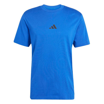 Adidas Mens Essentials Single Jersey 3-Stripes T-Shirt, Team Royal Blue/Black, XX-S