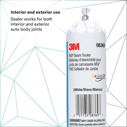 3M 08369 Ultrapro White MSP Seam Sealer Flexpack - 310 ml