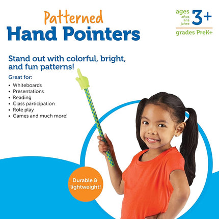 Learning Resources Patterned Hand Pointers