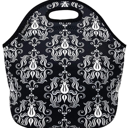 Wrapables® Insulated Neoprene Lunch Bag, Damask