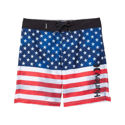 Short de bain Hurley Boy's Americana Phantom (Grands Enfants) Blanc 20 Grands Enfants
