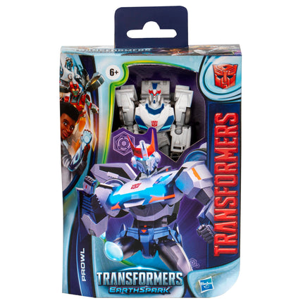 Transformers EarthSpark Deluxe Class Prowl 5-Inch Robot Action Figure, Converts in 12 Steps, Interactive Toys for Boys for Girls Age 6 and Up