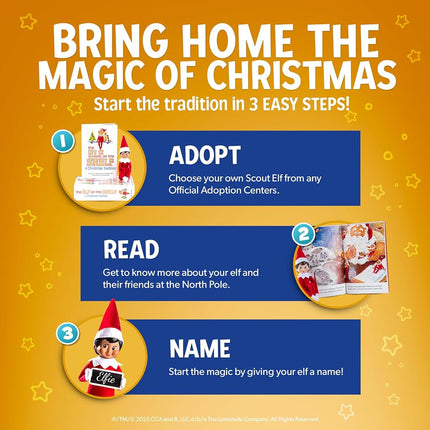 The Elf on the Shelf: A Christmas Tradition Girl Dark Tone - Includes Doll, Book and Box.
