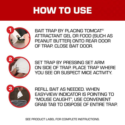 Tomcat Kill and Contain Mouse Trap, 2-Pack
