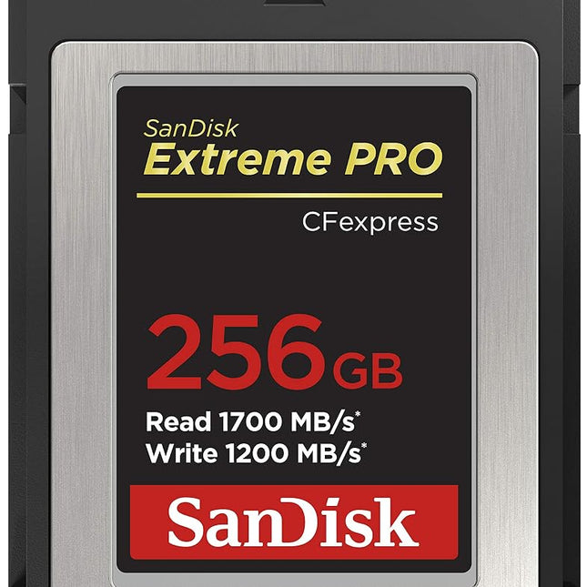 SanDisk 256GB Extreme PRO CFexpress Type B card RA
