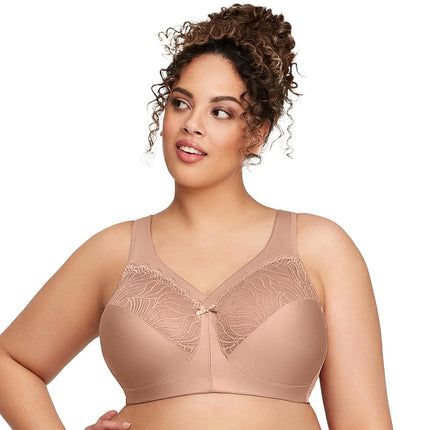 Glamorise MagicLift Natural Shape Support Wirefree Bra 1010 (Women's & Women's Plus)