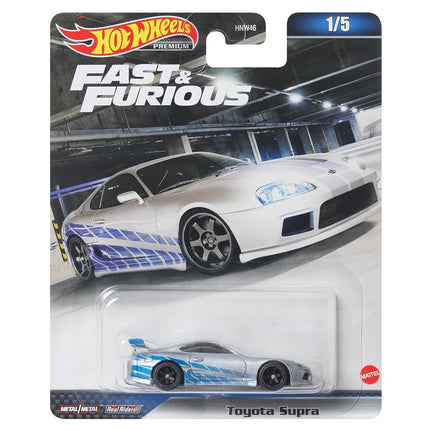 Hot Wheels Fast and Furious Supra Silver 1/5 HKD25, 1:64 Scale