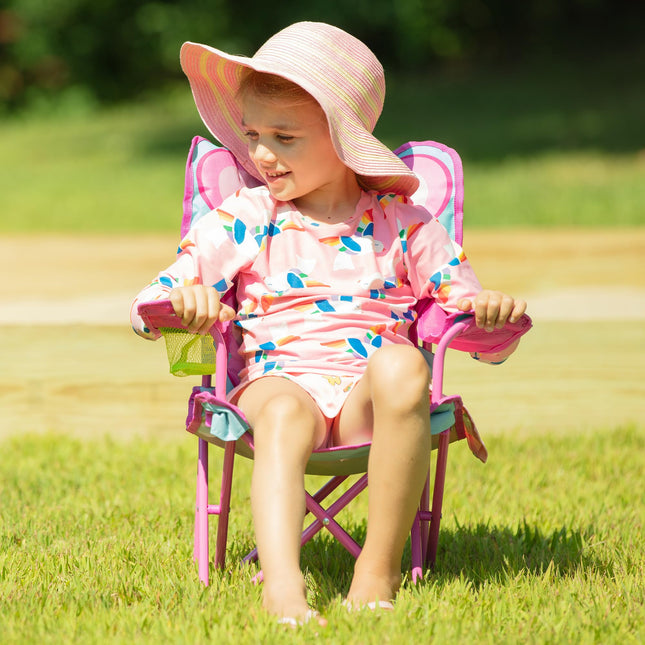 Melissa & Doug Cutie Pie Butterfly Camp Chair (Frustration-Free Packaging), Pink