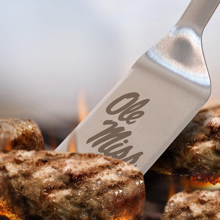 YouTheFan NCAA Mississippi Rebels Stainless Steel BBQ Spatula with Bottle Opener