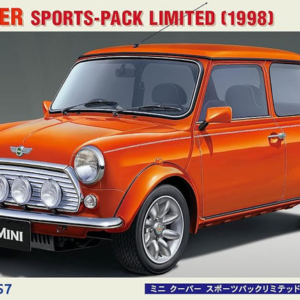 Hasegawa 1/24 Mini Cooper Sport Pack Limited (1998) Plastic Model HC57