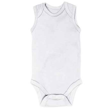 HonestBaby Multipack Sleeveless and Cami Bodysuits One-Piece 100% Organic Cotton for Infant Baby Boys, Girls, Unisex, Gray Ombre, 24 Months