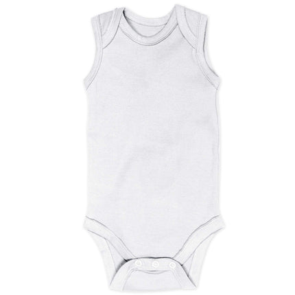 HonestBaby Multipack Sleeveless and Cami Bodysuits One-Piece 100% Organic Cotton for Infant Baby Boys, Girls, Unisex, Gray Ombre, 24 Months