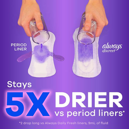 Always Discreet 2-Drop Liners, 2, Very Light, Long Length, 222 CT