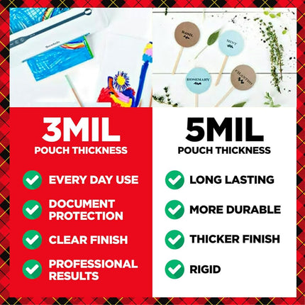Scotch Thermal Laminating Pouches Premium Quality, 5 Mil Thick for Extra Protection, 10 Pack ID Badge with Clip Laminating Sheets, Our Most Durable Lamination Pouch, 2.4 x 4.2 inches (TP5852-10)
