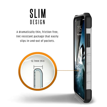 Funda para iPhone Urban Armor Gear UAG iPhone XS / X Pathfinder ligera y resistente [BLANCO] con prueba de caída de grado militar