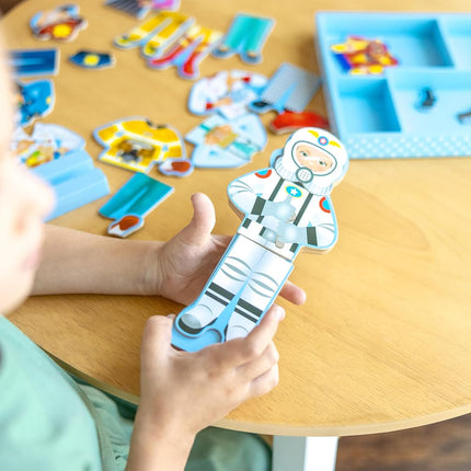 Melissa & Doug Julia Magnetic Dress-Up Set, Pretend Play, 8 Outfits, Encourages Creativity, 24 Magnetic Pieces