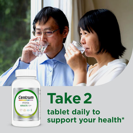 Centrum Minis Adult 50+ (320 Count) Multivitamin/multimineral Supplement Tablets, 320 Count