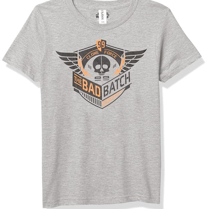 T-shirt ras du cou en tissu chiné « STAR WARS Kids Bad Batch Clone Forces » pour garçon, chiné sport, taille S