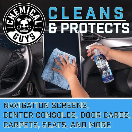 Chemical Guys SPI1091601 Leather Cleaner and Conditioner Leather & Interior Care Bundle + SPI22016 Total Interior Cleaner & Protectant, Safe for Cars, Home, Office, & More (16 fl oz) 3 Items
