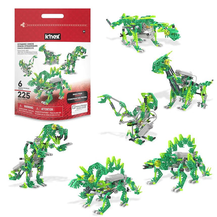K'NEX Basic Fun Dynamic Dinos Building Set – STEM 