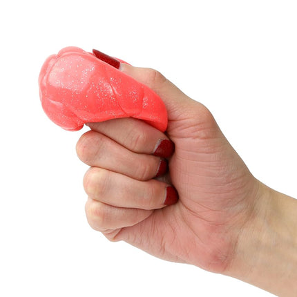 (0.5kg, Red: Soft) - CanDo Theraputty 10-2775 Sparkle Exercise Material 0.5kg. Red Soft