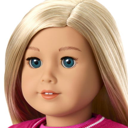 American Girl, Truly Me 18-inch Doll #100 with Dark-Blue Eyes, Straight Blonde Hair, Light-to-Medium Skin, for Ages 6+
