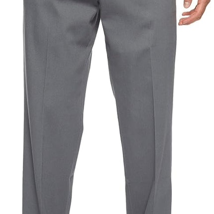 Dockers Men's Easy Khaki Straight Fit Pant D2 Casual, Burma Grey, 33W x 32L