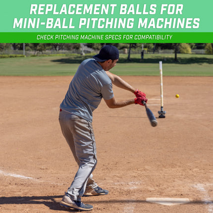GoSports Mini Foam Baseballs for Pitching Machines and Batting Accuracy Training - 20 Pack