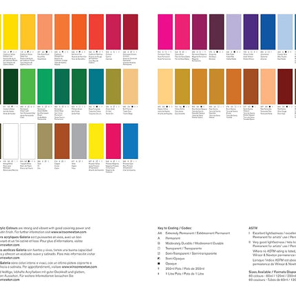 Winsor & Newton, Galeria Acrylic, Cerulean Blue Hue, 500ml