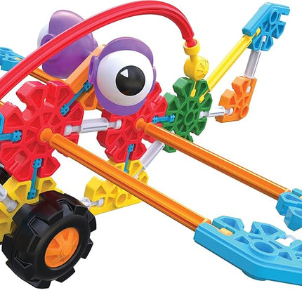 Kid K'NEX | Oodles of Pals Building Set 60 Model | Kids Craft Set with 116 Pieces, Educational Toys for Kids, Fun Building Toys for Boys and Girls, Construction Toys for Ages 3+ | Basic Fun 85701
