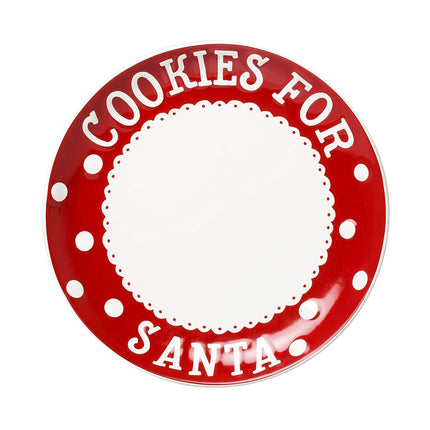Pearhead Cookies for Santa Plate, Milk Jug and Notepad Set, Holiday Home Decorations, Christmas Eve Family Traditions, Gift Ideas for Kids, 3 Piece Set