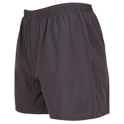 Gildan Men's Underwear Boxers, Multipack Shorts, Grey/Red Assorted (5-Pack), M (Pack of 5)