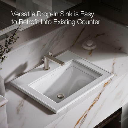 Kohler K-2298-0 Compass Self-Rimming Undercounter Lavatory (White)
