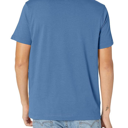 Nautica Men's Short Sleeve Crew Neck T-Shirt, Rivieria Blue Solid, XXXL