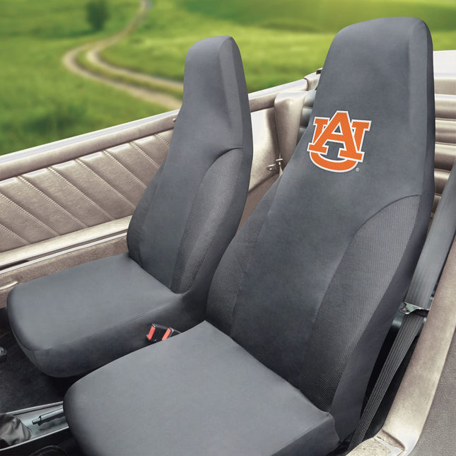 FANMATS - 14945 NCAA Auburn University Tigers Polyester Seat Cover,20"x48"
