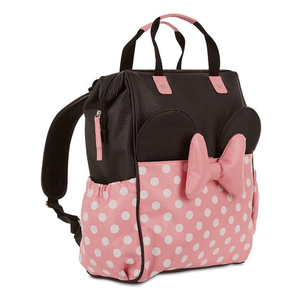 Disney Baby Girl Minnie Mouse Big Bow Diaper Bag, Backpack