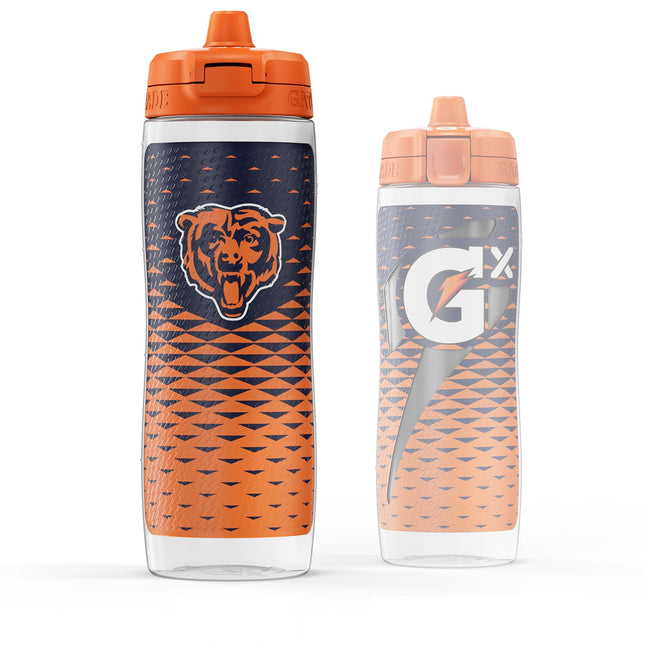 Gatorade Gx NFL Non-Slip Squeeze Bottles, 30 fl oz