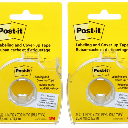 Post-it : Removable Cover-Up Tape, Non-Refillable,