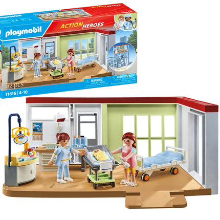 Playmobil 71616 Action Heroes: Maternity ward, mad