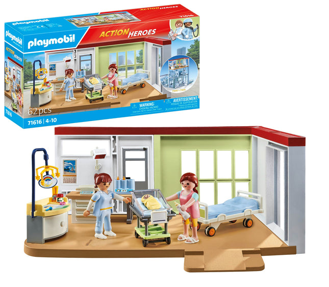 Playmobil 71616 Action Heroes: Maternity ward, mad